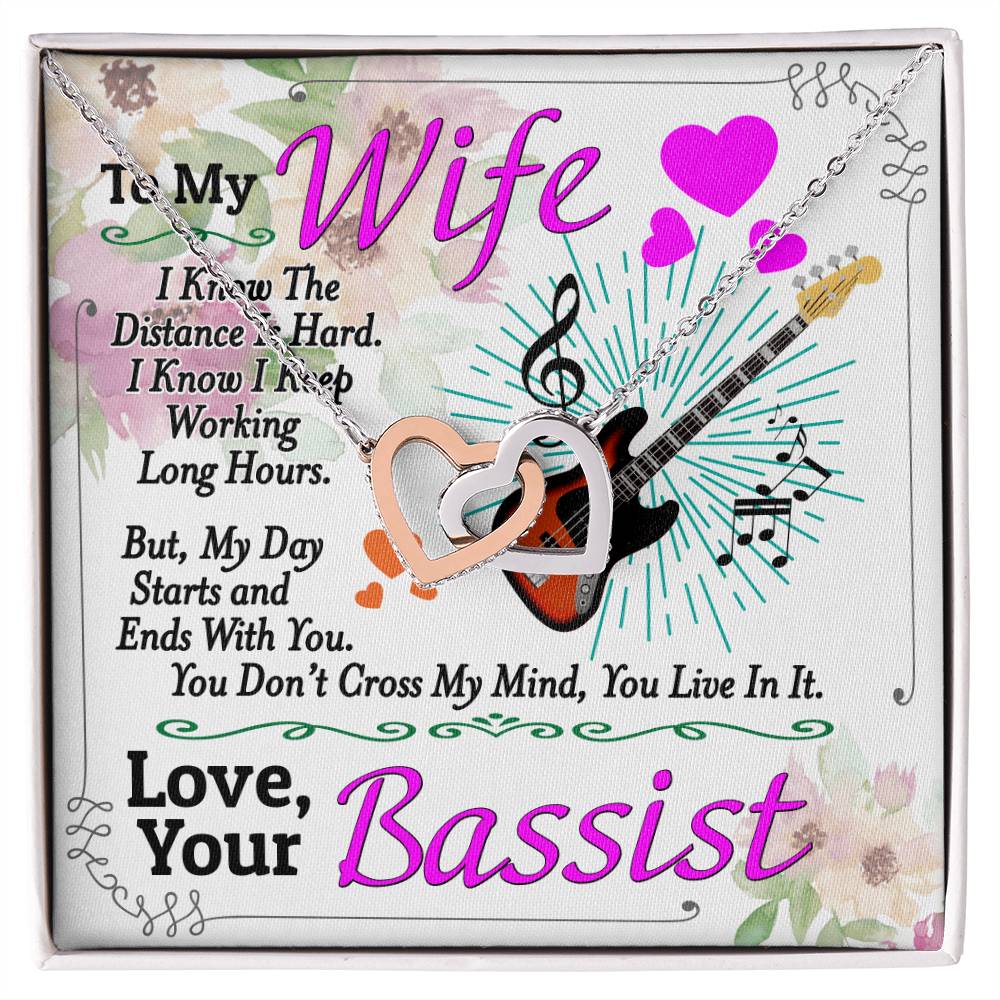 Bassist&#39;S Wife - Interlocking Heart Necklace Interlocking Hearts Necklace