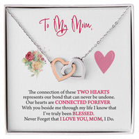 Gift For Mom - Interlocking Hearts Necklace