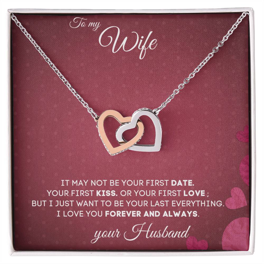 Gift For Wife It May Not Be Interlocking Hearts Necklace