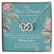 Best Friend Gift On Her Wedding Day Best Friend To Bride Necklace Best Friend Gift To Bride Bride Gift From Maid Of Honor To My Best Friend Interlocking Hearts Necklace