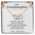 To My Granddaughter - Interlocking Heart Necklace - So6 Interlocking Hearts Necklace