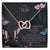 Special And Unique Gift For Wife Interlocking Hearts Necklace