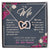 Love Your Husband-My Love & My Forever Onterlocked Hearts Interlocking Hearts Necklace