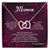 Maman Remarquable Cœurs Entrelacés Interlocking Hearts Necklace
