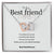 Best Friend Forever Interlocking Hearts Necklace