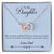 Necklace Of Dad Daughter Interlocking Hearts Interlocking Hearts Necklace