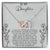To My Daughter I Close My Eyes For A Moment - Silver Interlocking Hearts Necklace