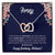 Forty Birthday All Of My Love Interlocked Hearts Necklace Interlocking Hearts Necklace
