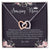 To My Amazing Niece Straighten Your Crown Necklace Aunt Niece Necklace Niece Birthday Gift Niece Graduation Gift Interlocking Hearts Necklace