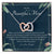 To My Beautiful Mom Necklace To Mom Gift Mom Gift Mom Necklace Jewelry From Daughter Gift Mom Birthday Christmas Mothers Day Interlocking Hearts Necklace