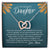 Mother Daughter Bond Connected By Heart Necklace Limited Edition - Grab Yours Now! Interlocking Hearts Necklace
