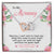 To My Mommy - From Your Tummy - Pregnancy Gift - Mother'S Day Gift - Luxury Necklace Interlocking Hearts Necklace