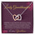 To My Granddaughter Gift From Grandmother Grandma And Granddaughter Necklace Granddaughter Christmas Gift Granddaughter Interlocking Hearts Necklace