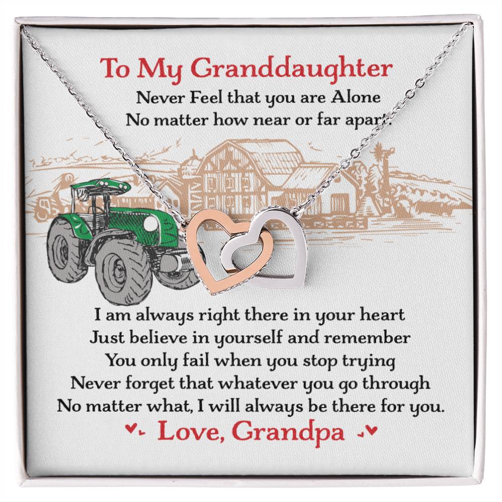 Farmer'S Granddaughter - Interlocking Heart Necklace Interlocking Hearts Necklace