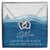 To My Mom Interlocking Hearts Necklace Message Card