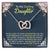 Mom To Daughter - Interlocking Hearts Necklace