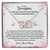 Forever Bonding Necklace - To My Daughter Interlocking Hearts Necklace