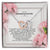 Interlocking Hearts - To Granddaughter Interlocking Hearts Necklace