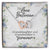 The Love Between Granddaughter And Grandmother Is Forever Interlocking Hearts Necklace