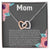 Mom Necklace Mother Necklace Mom Gift Mother'S Day Giftmother'S Day Necklace Mother Daughter Gift 2 Interlocking Hearts Interlocking Hearts Necklace