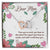 Beautiful Gift To To My Wonderful Mom - We Are Two Heart Together Interlocking Hearts Necklace