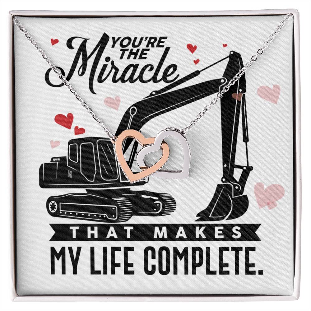 Heo'S Girlfriend- Interlocking Heart Necklace Interlocking Hearts Necklace