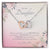 To My Daughter Always Remember Gift For Daughter From Mom Daughter Birthday Graduation Christmas Present Interlocking Hearts Necklace