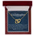 Special Gift For Granddaughter - Interlocking Heart Necklace Interlocking Hearts Necklace