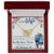 To My Wife Interlocking Hearts Necklace Message Card