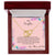 To My Daughter If Ever There Is A Tomorrow - Love Mom & Dad Interlocking Hearts Necklace