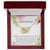 Grandma Interlocking Hearts Necklace Message Card
