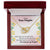 To My Bonus Daughter Interlocking Hearts Necklace