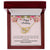 Happy Birthday - I Want To Be By Your Side For Many More Birthdays Interlocking Hearts Necklace