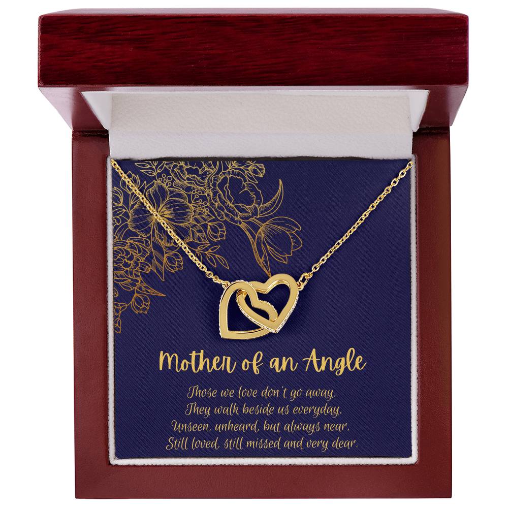 Mother Of An Angel - Interlocking Hearts Interlocking Hearts Necklace