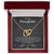To My Daughter I Love You For The Little Girl You Once Were Interlocking Hearts Necklace