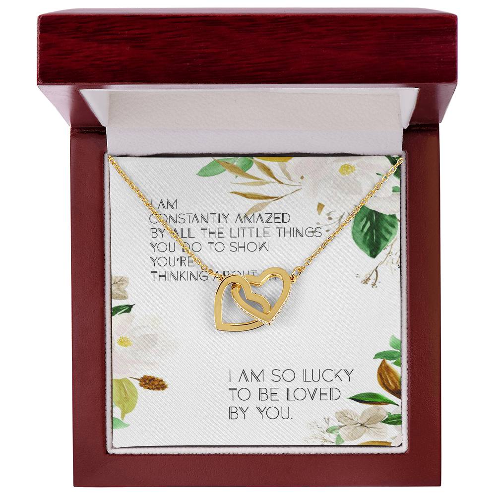 Anniversary Gift For Wife Gifts For Wedding Anniversary Interlocking Hearts Necklace