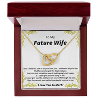 A Gift For My Future Wife Interlocking Hearts Necklace