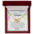 To My Daughter Interlocking Heart Neclace With Message Card Jewelry Gift From Mom To Daughter Interlocking Hearts Necklace