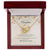 Interlocking Heart Necklace To Your Daughter – From Mom & Dad With Love – Jewelry Gift B1D5T2 Interlocking Hearts Necklace