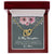To My Daughter - I Promise You - Necklace Interlocking Hearts Necklace