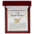 To My Beautiful Daughter - Braver Stronger Smarter - Necklace Interlocking Hearts Necklace