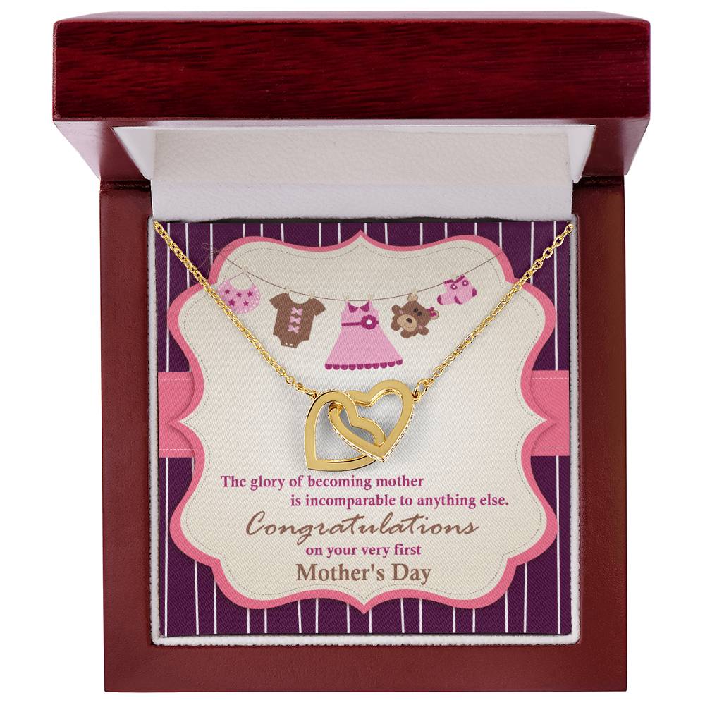 Interlocked Hearts - Mother'S Day Interlocking Hearts Necklace