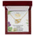 To My Wife Interlocking Hearts Necklace