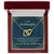 To My Granddaughter-You Are Special And Unique Interlocking Hearts Necklace