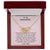 To My Daughter - Love Mom - Interlocking Heart Necklace Interlocking Hearts Necklace