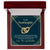 The Many Adventures In Store For You - To My Granddaughter Interlocking Hearts Necklace
