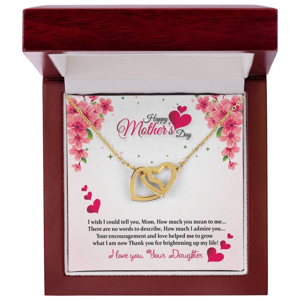 Interlocked Heart Neckless - Mother'S Day Interlocking Hearts Necklace