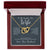 To My Wife - You Are My Soul Interlocking Hearts Necklace