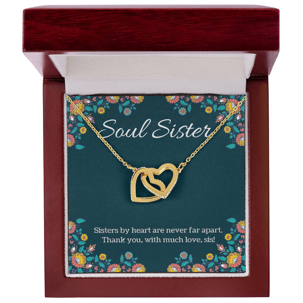 Soul Sister - Interlocking Hearts Necklace