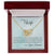 To My Wife - I'M Proud To Be Your Husband - Interlocking Heart Necklace Interlocking Hearts Necklace